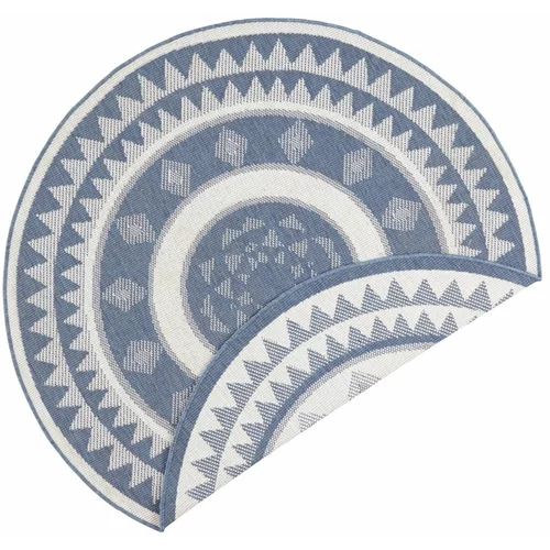 NORTHRUGS plavo-krem vanjski tepih Jamaica, ⌀ 200 cm