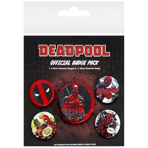 Pyramid bedževi deadpool - badge pack Cene