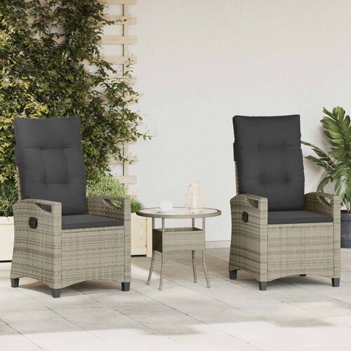  Vrtna stolica 2 pcs Svijetlo siva i tamno siva 56 x 60 x 112 cm Cijene