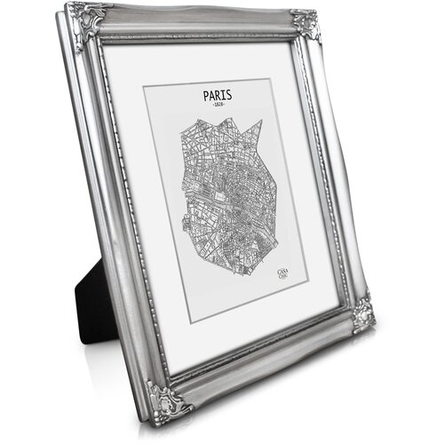 Casa Chic Regent, okvir za slike, pravokoten, 25 x 20 cm fotografije, paspartu, steklo, rokoko Cene