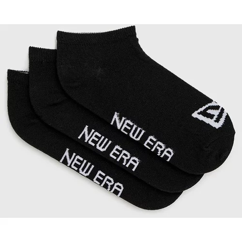 New Era Nogavice (3-pack) črna barva