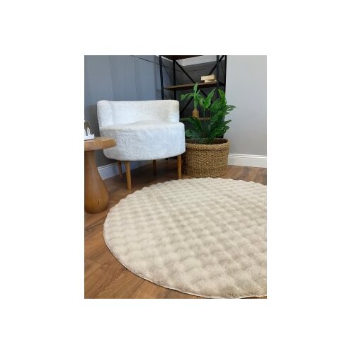 Conceptum Hypnose puffy bubble yuvarlak - beige beige carpet (150 x 150) Cene