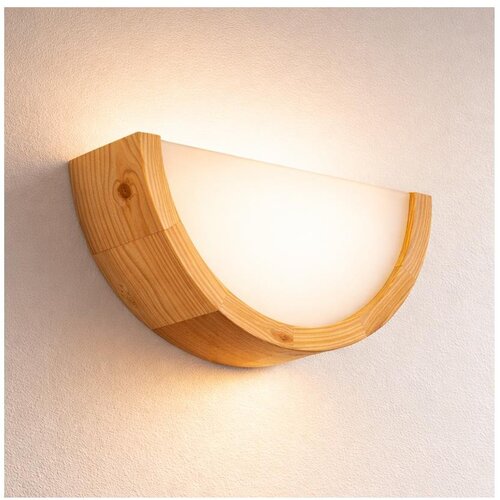 LAMKUR Zidna lampa NATURAL 1xE27/60W/230V, od bora Slike