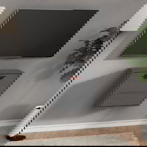 vidaXL Zidni ormarić sivi 40 x 30 x 35 cm od masivne borovine Cijene