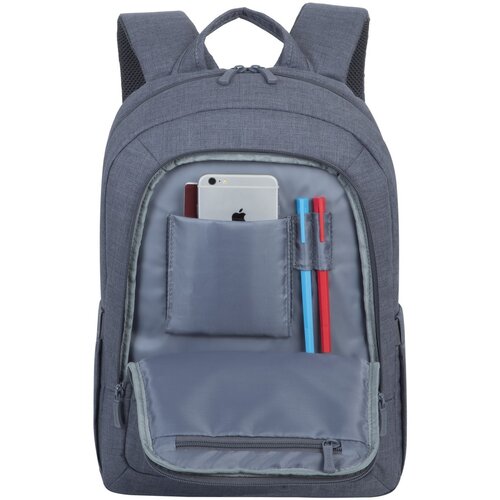 Rivacase 7560 Backpack 15,6 Grey Canvas Material Slike