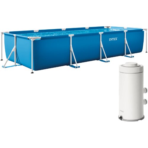  Bazen sa metalnom konstrukcijom INTEX Rectangular Frame 450x220x84 cm 28274 Cijene