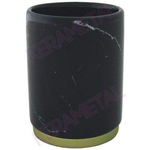 Kerametal Čaša KGBM-17 Black marble keramička Cene