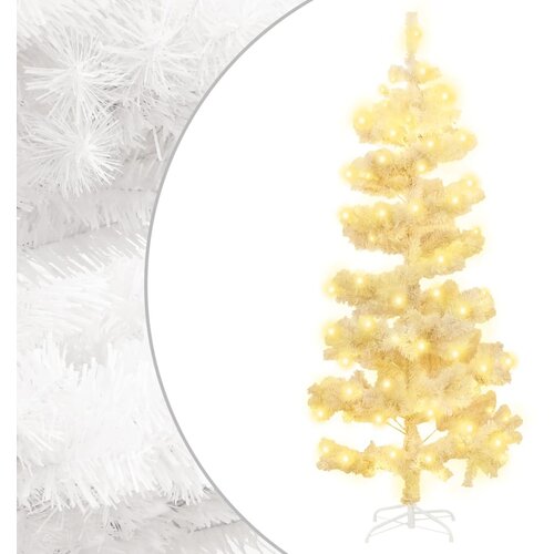  Spiralno osvijetljeno božićno drvce sa stalkom bijelo 150cm PVC Cijene