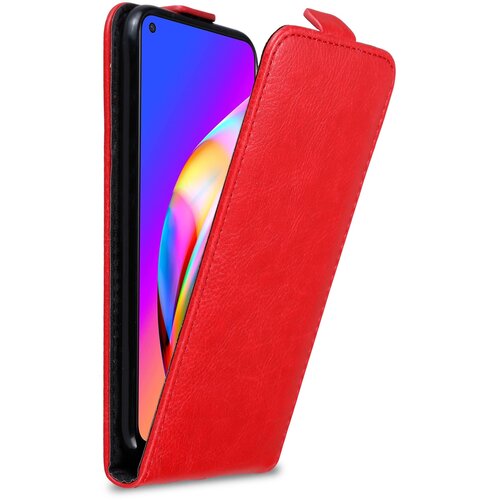  case, združljiv z oppo v apple red - zaščitni pokrov v zasnovi flip z magnetnim zapiranjem, (20590789) Cene