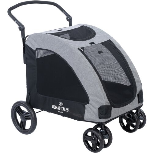 Nomad Tales Spirit kolica za ljubimce, siva - D 95 x &amp;Scaron; 82 x V 120 cm, do 40 kg Slike