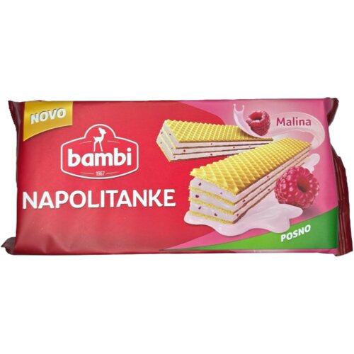 Bambi Napolitanke sa malinom, 185 g Slike