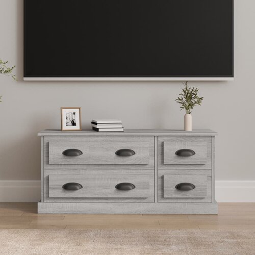 The Living Store TV omarica siva sonoma 100x35,5x45 cm inženirski les - TV Omarica, (21376204) Slike