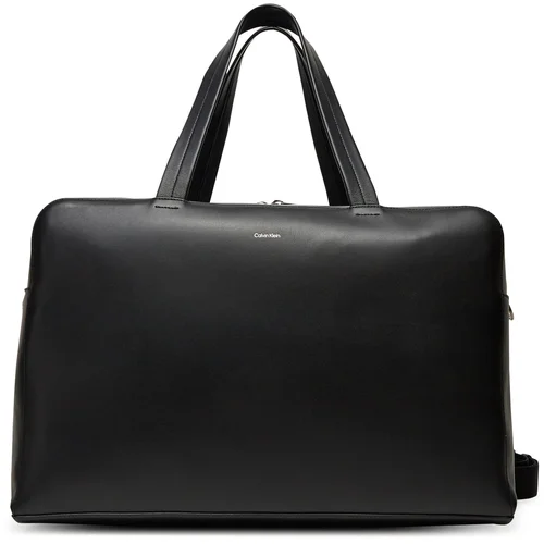Calvin Klein Torbica Ck Premium Leather Weekender K50K512931 Črna