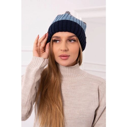Kesi Cap with fleece Bojana K265 navy blue+turquoise+dark grey Cijene