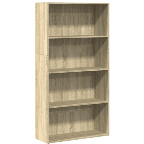 Maison Chic Knjižna omara - Knjižni regal sonoma hrast 80x30x152 cm inženirski les, (21726271) Cene