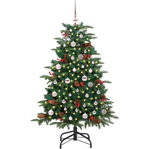 VidaXL Umjetno božićno drvce Zelena 150 cm PVC i Metal i Plastika Slike
