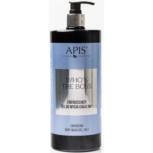 Apis Natural Cosmetics Who&amp;#039;s the boss energetski gel za tu&amp;scaron;iranje 3 u 1 za mu&amp;scaron;karce 1000 ml Slike