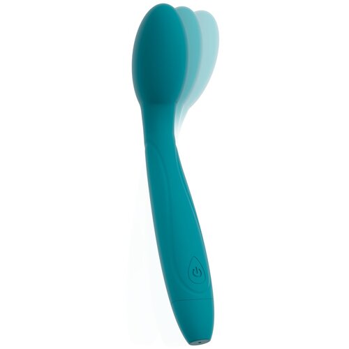 Sweet Smile Vibrator with a Nodding Head Teal Slike