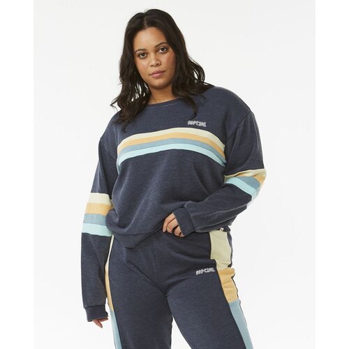 Rip Curl Sweatshirt SURF REVIVAL PANELLED CREW Navy Slike