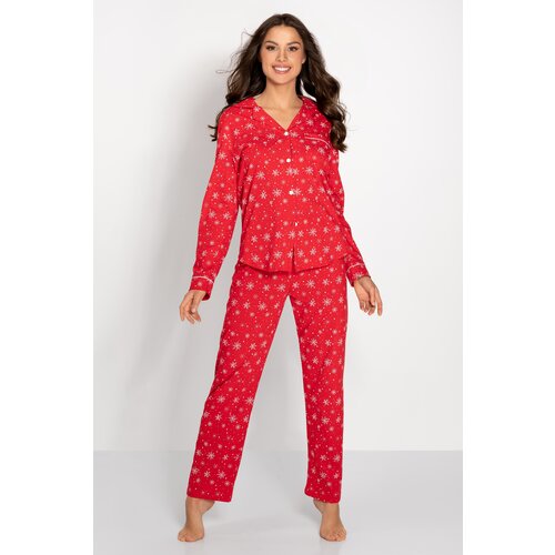 Momenti Per Me Letters to Santa Red Pajamas Cene