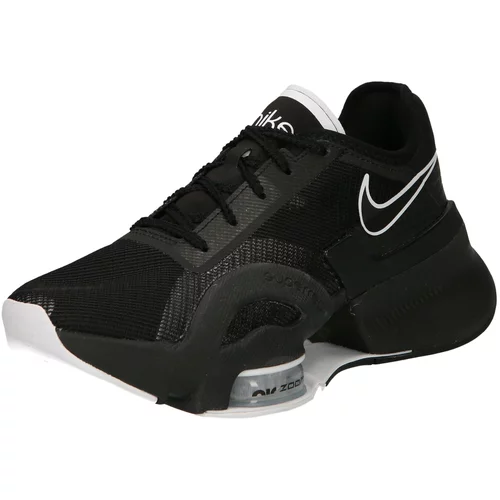 Nike Športni čevelj 'Air Zoom SuperRep 3' črna / bela