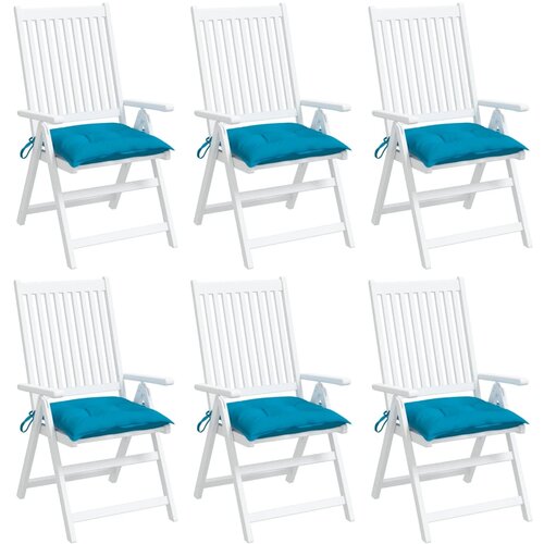 VidaXL Jastuci za palete 6 kom svjetloplavi 50x50x7 cm tkanina Oxford Slike
