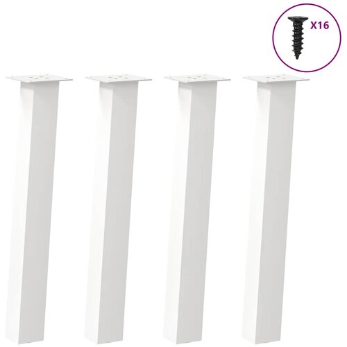  Noge za konzolni stol 4 kom Bijele 72 cm Čelik Cijene