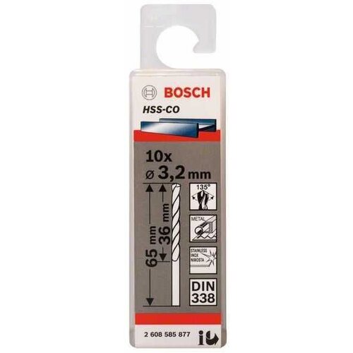 Bosch burgija za metal hss-co/ din 338 2608585877/ 3/2 x 36 x 65 mm 2608585877 Cene