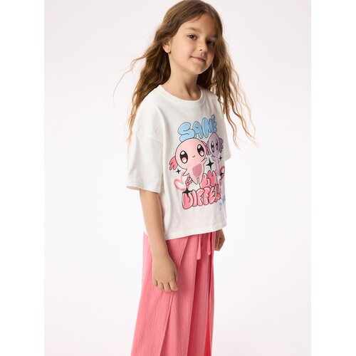 Reserved GIRLS` T-SHIRT - krem Cene