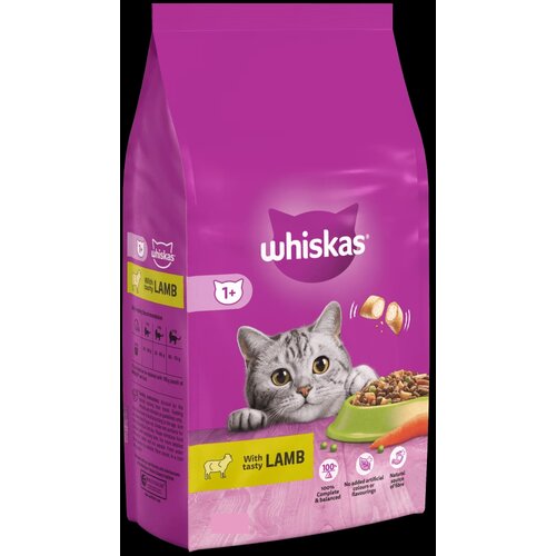 ‎Whiskas whiskas suva hrana za odrasle mačke, jagnjetina 300g Slike