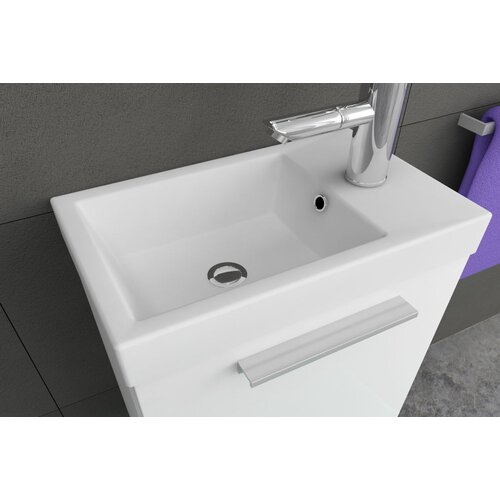 Kolpa San Kolpa Kiki ormarić sa umivaonikom OUK 50cm L White 568080 Slike