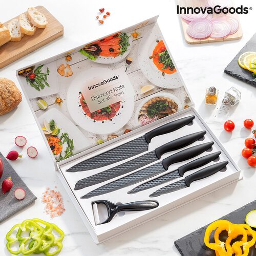 InnovaGoods Set Dijamantnih Noževa Shard 6 Dijelovi Cijene
