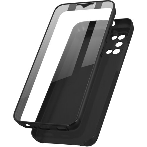 AVIZAR Integral 360° ovitek za Samsung Galaxy A02s: mehka sprednja stran in trda zadnja stran - crna, (20630067) Cene