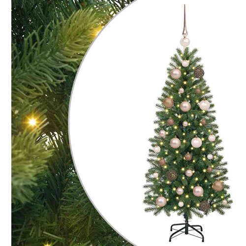  Umjetno božićno drvce s stalakom Zelena 120 cm PE i PVC Slike