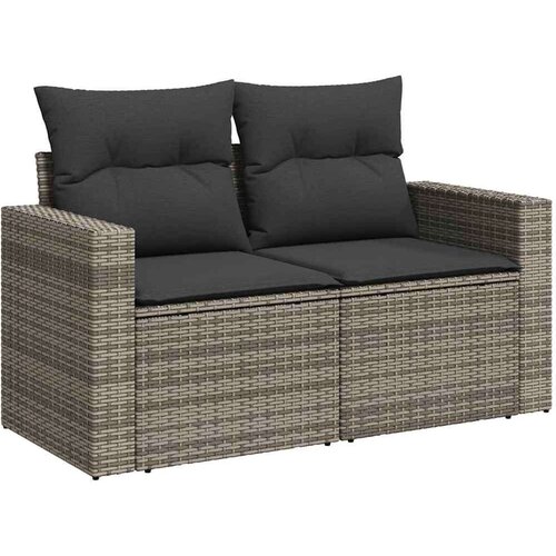 vidaXL 7-dijelni set vrtnih sofa sivi od poliratana Cijene