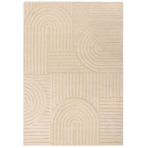Flair Rugs Bež vuneni tepih Zen Garden, 160 x 230 cm Slike