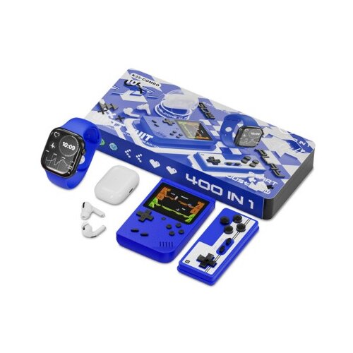  Karler bass k35-combo set (smart watch, konzola sa kontrolorom, slusalice airpods pro 2) plava ( IT1216 ) Cene