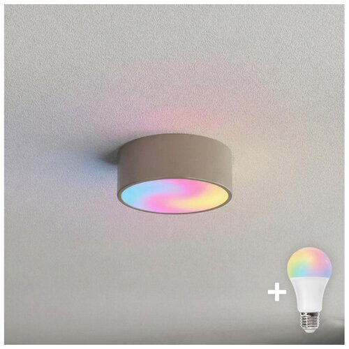  Brilagi - LED RGBW prigu&scaron;iva plafonska lampa CLARE 1xE27/9W/230V Wi-Fi bež Cene
