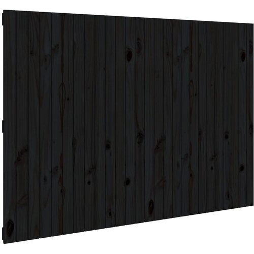 Maison Chic stensko posteljno vzglavje - vzglavna omarica - nočna omarica črno 166x3x110 cm trdna borovina, (21706638) Cene