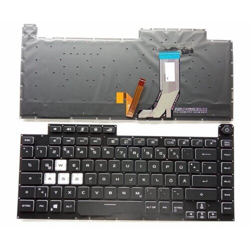 tastatura za laptop Asus ROG Strix Scar III G512 G531 G532 veliki enter sa pozadinskim osvetljenjem Slike