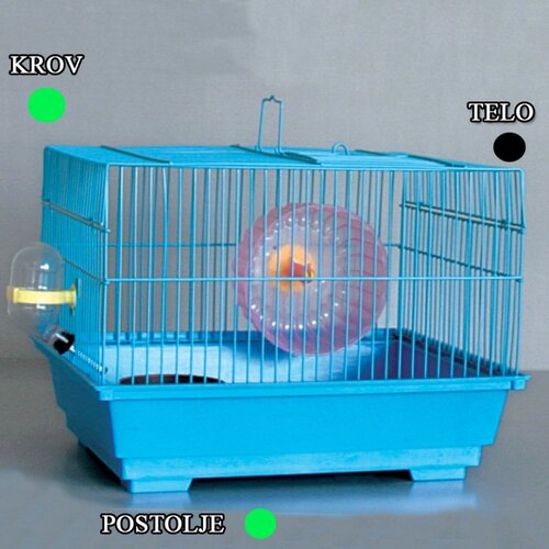 Olimp Sport Kavez za hrčka H-4 crna i zelena Cene