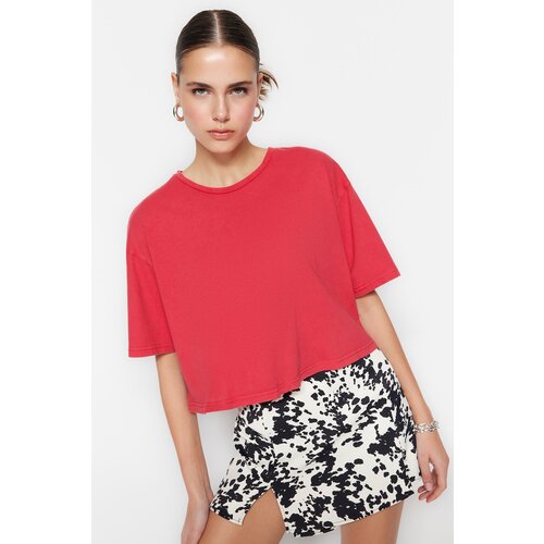 Trendyol T-Shirt - Red - Relaxed fit Slike