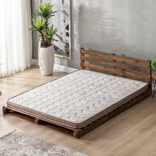Hanah home Bamboo Ped 100 x 200 Light Brown Mattress Cene