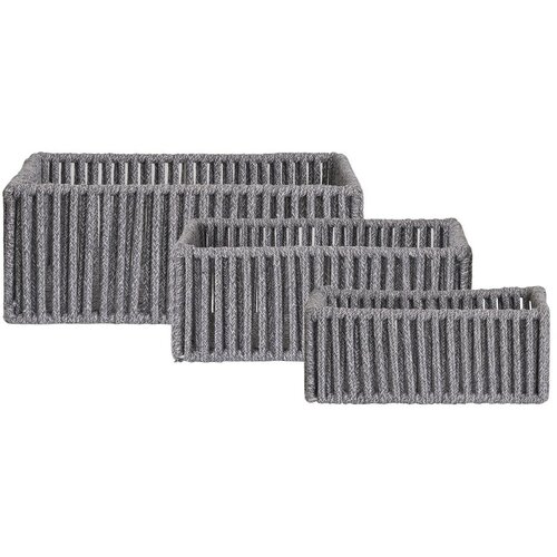 House Nordic Tekstilne ko&amp;scaron;are u setu 3 kom 36x26x14 cm Arese &amp;ndash; Slike