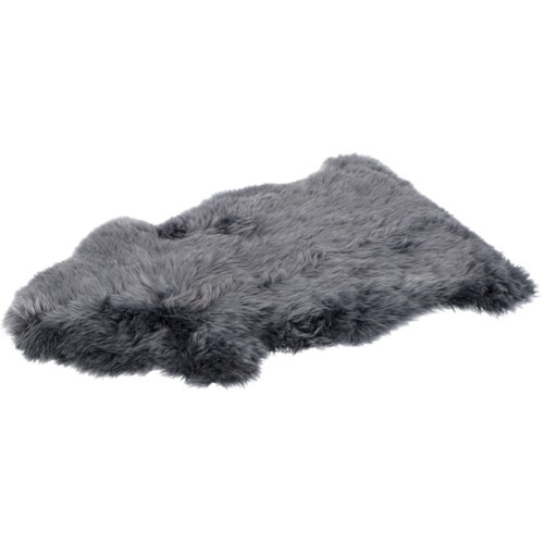 X dekorativna janjeća koža (sive boje, duljina: 90 cm) Slike