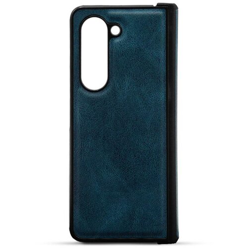  Maska za telefon LEATHER CASE za Samsung Z FOLD 5, Plava Cene