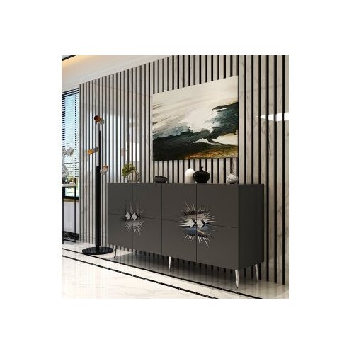 Hanah home komoda nida KB150 anthracite silver Slike
