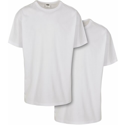 UC Men Organic Base T-Shirt 2-Pack White+White Cene