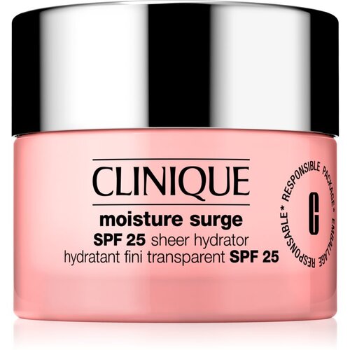 Clinique Moisture Surge&amp;trade; SPF 25 Sheer Hydrator dnevna hranjiva i hidratantna krema SPF 25 30 ml Slike