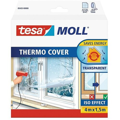 Tesa INSULATION Izolacijska folija za okna (4 x 1,5 m, Brezbarven, prozorna) Cene